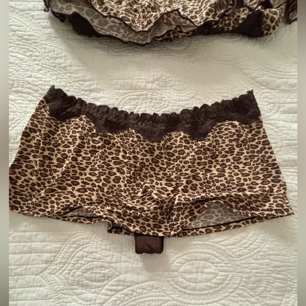 Sephora Leopard Print Lingerie Set for women M Size - Picture 7 of 15